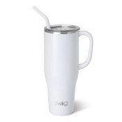 Shimmer Diamond White 40oz Mega Mug